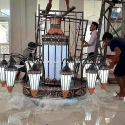 Lampu Gantung Masjid Tembaga